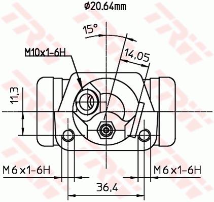 Cylinderek TRW BWF191