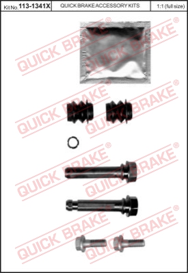 Zestaw tulei prowadzących zacisk hamulca QUICK BRAKE 113-1341X