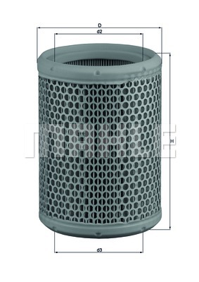 Filtr powietrza KNECHT LX 130