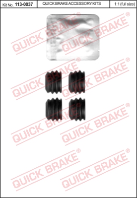 Zestaw naprawczy zacisk hamulcowy QUICK BRAKE 113-0037
