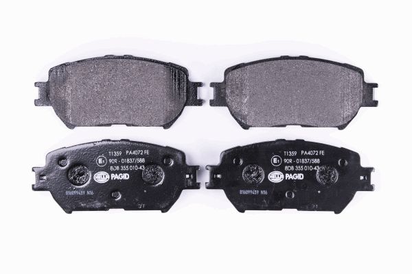 Klocki hamulcowe HELLA 8DB 355 010-431