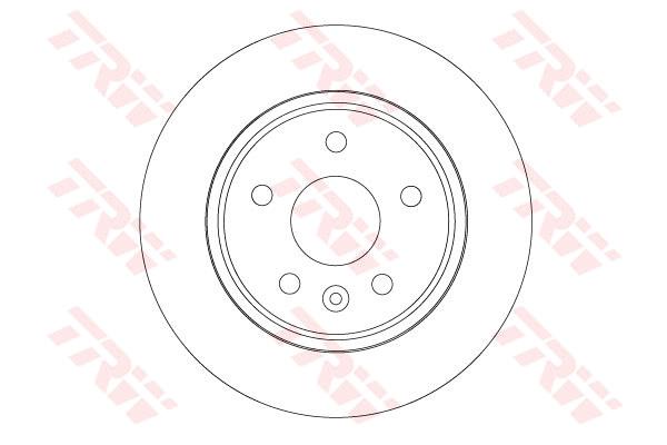 Tarcza hamulcowa TRW DF6846