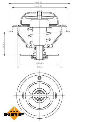 Termostat NRF 725185