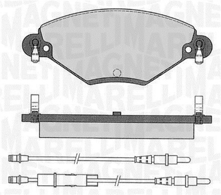 Klocki hamulcowe MAGNETI MARELLI 363916060181