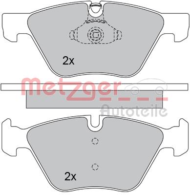 Klocki hamulcowe METZGER 1170203