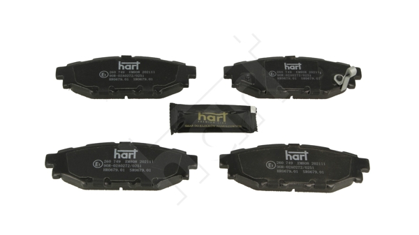 Klocki hamulcowe HART 260 749