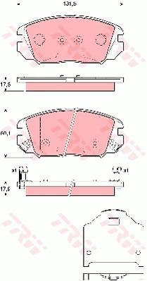 Klocki hamulcowe TRW GDB3409