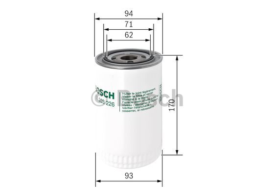 Filtr oleju BOSCH 0 451 203 226