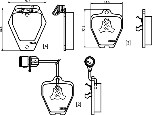 Klocki hamulcowe HELLA PAGID 8DB 355 008-781