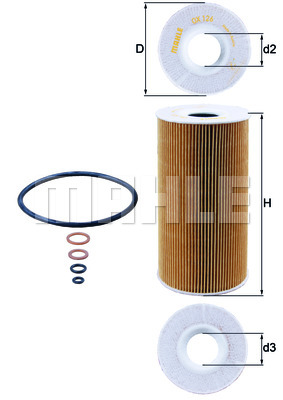 Filtr oleju KNECHT OX 126D