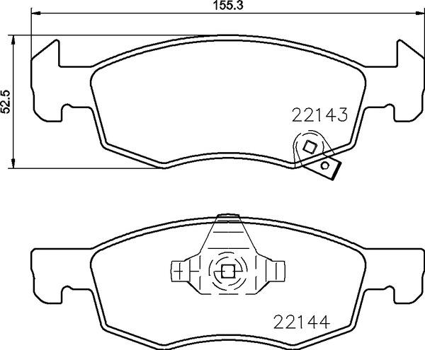 Klocki hamulcowe BREMBO P 59 084