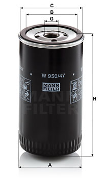 Filtr oleju MANN-FILTER W 950/47