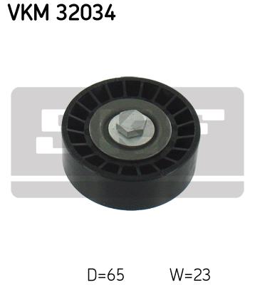 Rolka prowadząca paska osprzętu SKF VKM 32034
