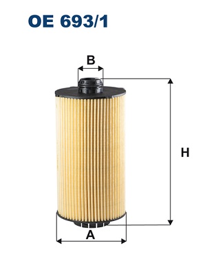Filtr oleju FILTRON OE 693/1