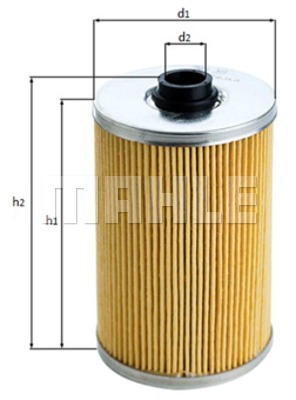 Filtr paliwa MAHLE KX 35