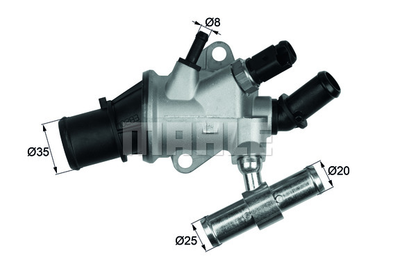 Termostat MAHLE TI 157 88