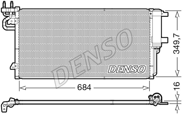 Skraplacz klimatyzacji DENSO DCN10045