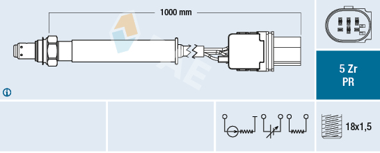 Sonda lambda FAE 75114