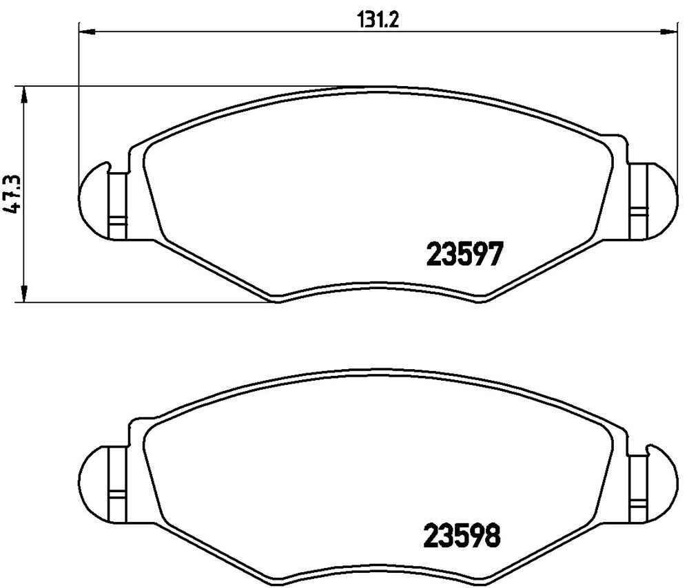 Klocki hamulcowe BREMBO P 61 063