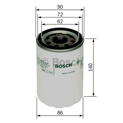 Filtr oleju BOSCH 0 451 103 347
