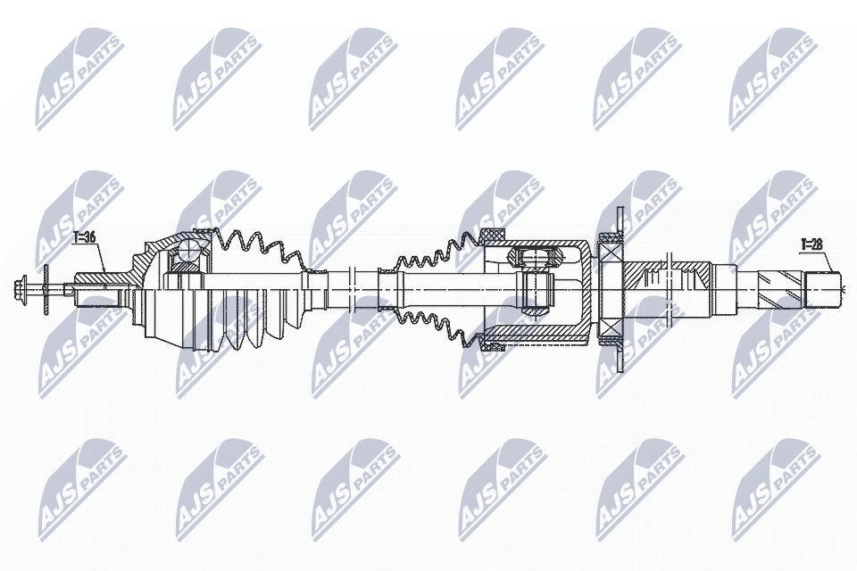 Wał napędowy NTY NPW-VV-140