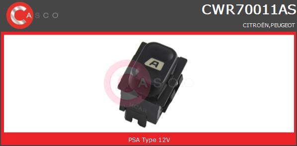 Przełącznik podnośnika szyby CASCO CWR70011AS