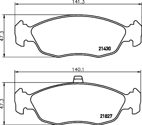 Klocki hamulcowe HELLA 8DB 355 008-291