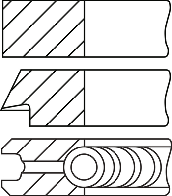 Pierścienie tłokowe GOETZE ENGINE 08-442900-10