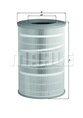 Filtr powietrza KNECHT LX 2068