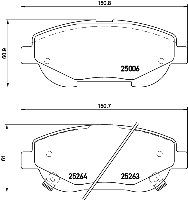 Klocki hamulcowe HELLA PAGID 8DB 355 015-691