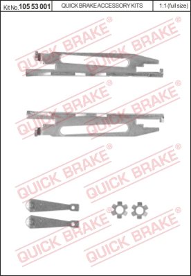Regulacja szczęk hamulcowych QUICK BRAKE 105 53 001