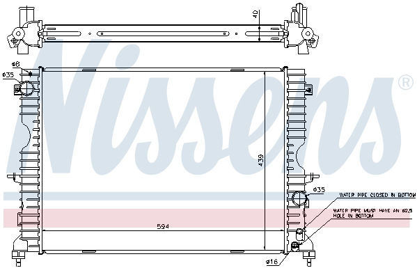 Chłodnica NISSENS 64312A