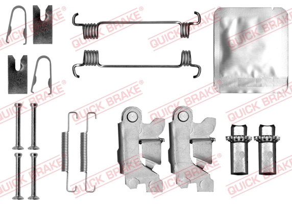 Zestaw montażowy szczęk hamulcowych QUICK BRAKE 105-0875S