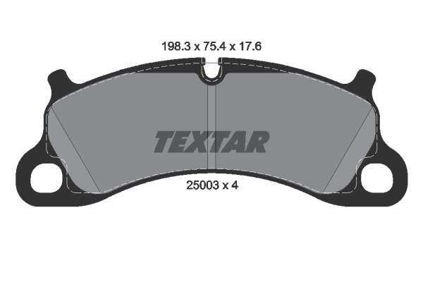 Klocki hamulcowe TEXTAR 2500301