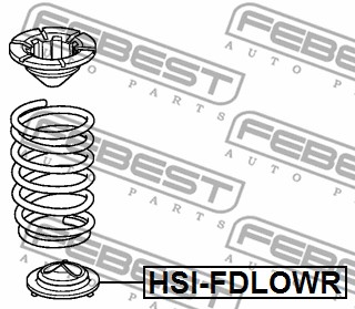 Sprężyna talerzowa FEBEST HSI-FDLOWR