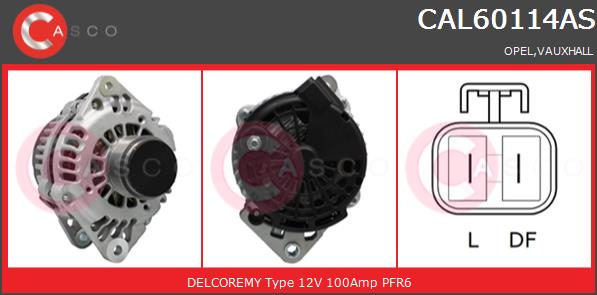 Alternator CASCO CAL60114AS