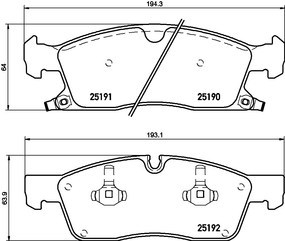 Klocki hamulcowe BREMBO P 37 015