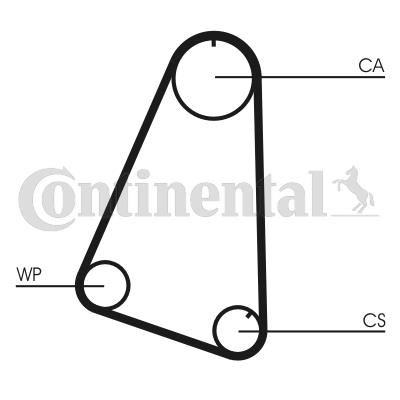 Pasek rozrządu CONTITECH CT504