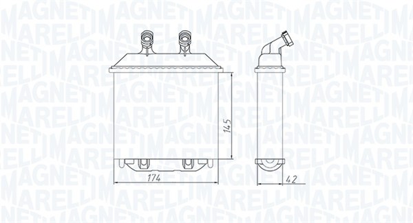 Nagrzewnica MAGNETI MARELLI 350218415000
