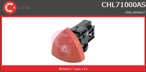 Włącznik świateł awaryjnych CASCO CHL71000AS