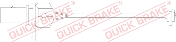 Czujnik zużycia klocków QUICK BRAKE WS 0243 A