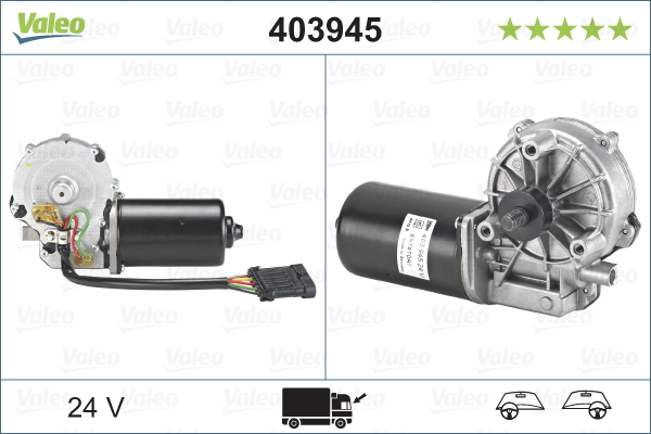 Silnik wycieraczek VALEO 403945