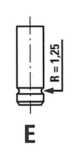 Zawór wydechowy FRECCIA R6073/RNT