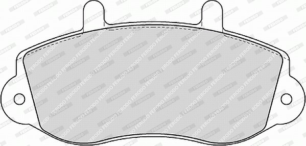 Klocki hamulcowe FERODO FVR1292