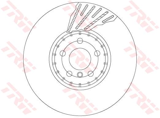 Tarcza hamulcowa TRW DF6890S