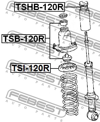 Osłona  miecha powietrznego FEBEST TSHB-120R