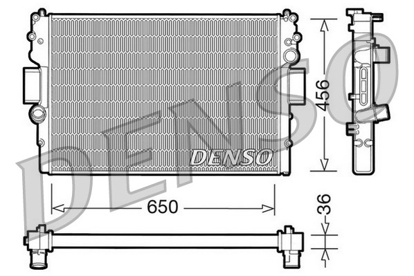 Chłodnica DENSO DRM12007