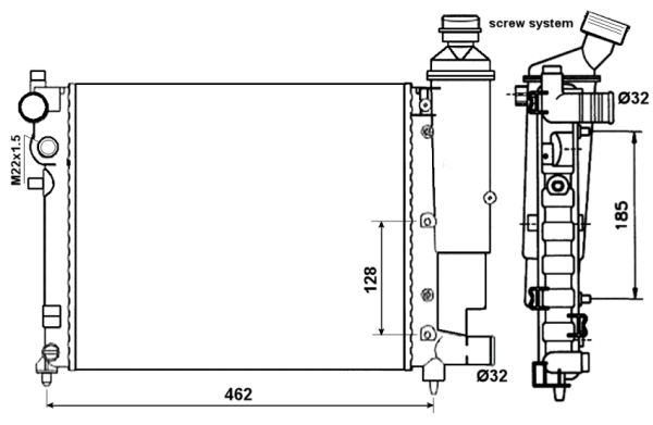 Chłodnica NRF 58067