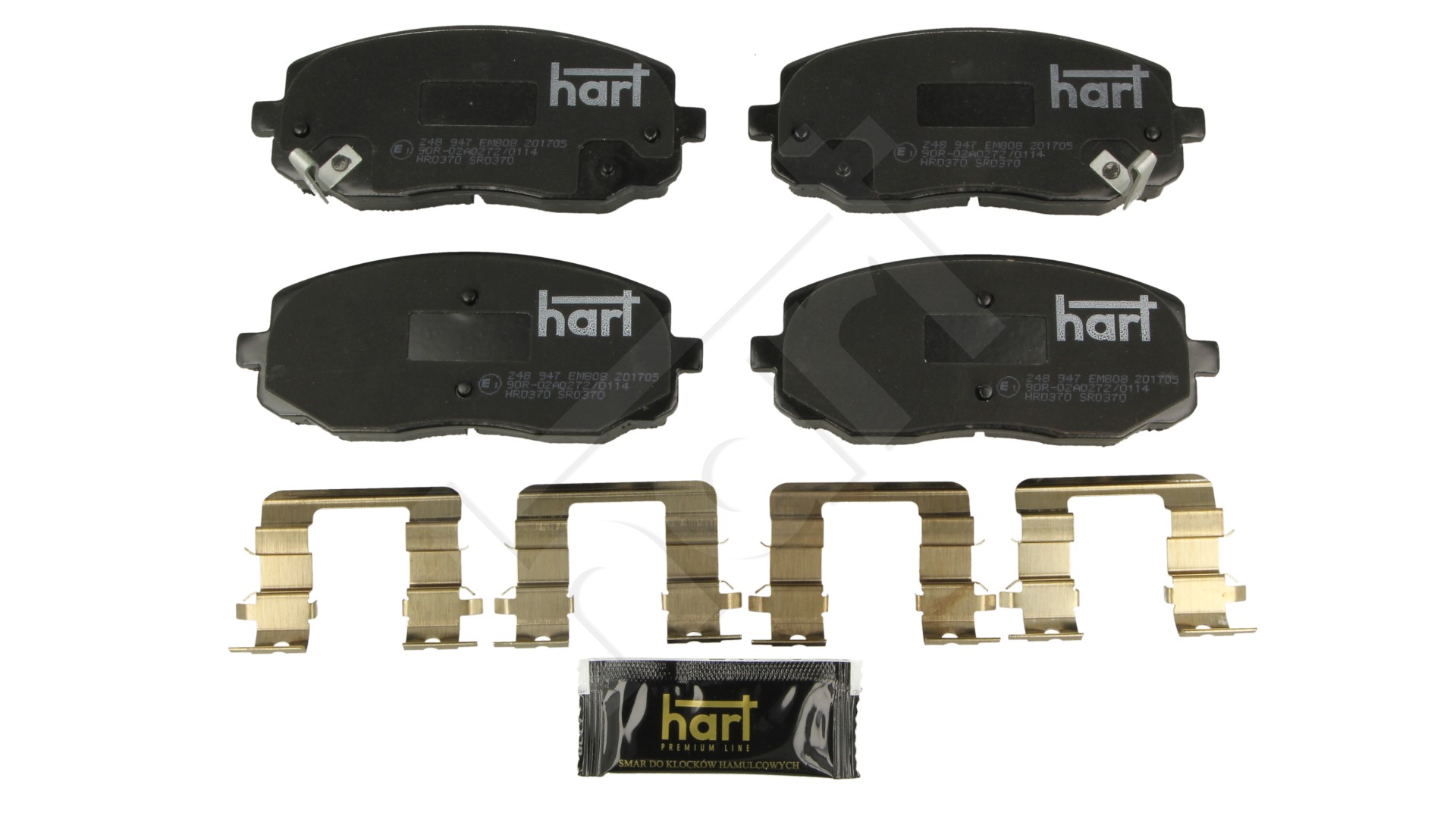 Klocki hamulcowe HART 248 947