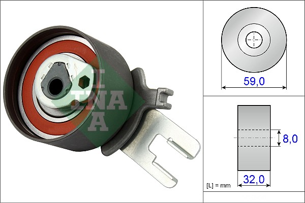 Rolka napinacza paska rozrządu INA 531 0859 10